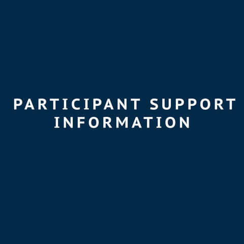 blue and white information card